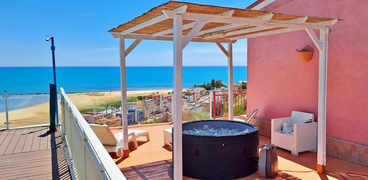 La Terrazza Sul Mare Di Bellavista Villa ปอร์โต เอมเปโดเกล ภายนอก รูปภาพ