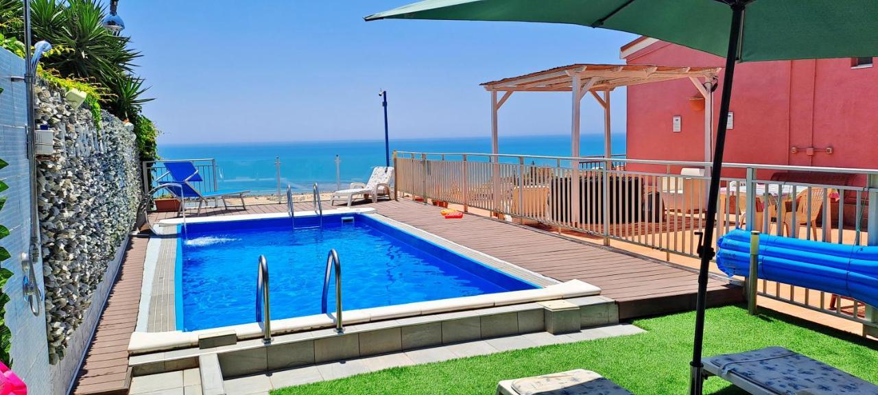 La Terrazza Sul Mare Di Bellavista Villa ปอร์โต เอมเปโดเกล ภายนอก รูปภาพ